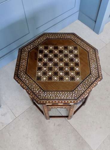 Anglo Indian Hoshiarpur Gaming Table