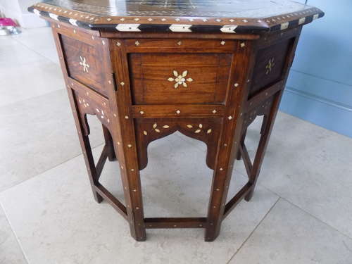 Anglo Indian Hoshiarpur Gaming Table